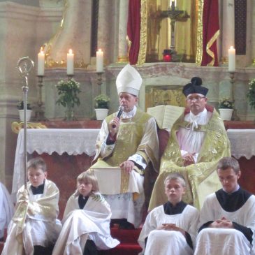 Vienuoliktosios „Ad Fontes“ akademijos dalyvius pasveikino Šiaulių vyskupas