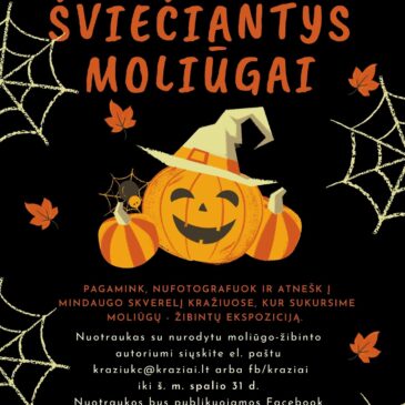 Nuotraukų konkursas „Šviečiantys moliūgai“