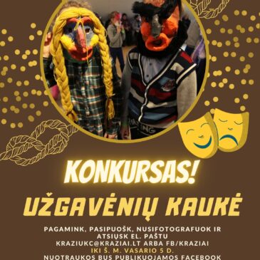 Konkursas „Užgavėnių kaukė“