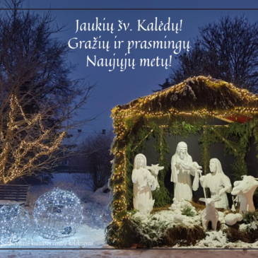 Jaukių šv. Kalėdų! Gražių ir prasmingų Naujųjų metų!