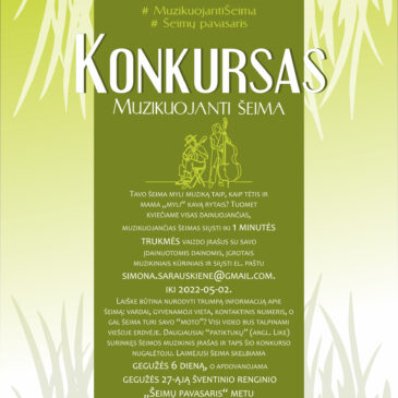 Konkursas „Muzikuojanti šeima“