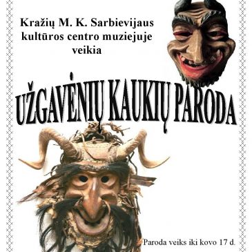 Užgavėnių kaukių paroda