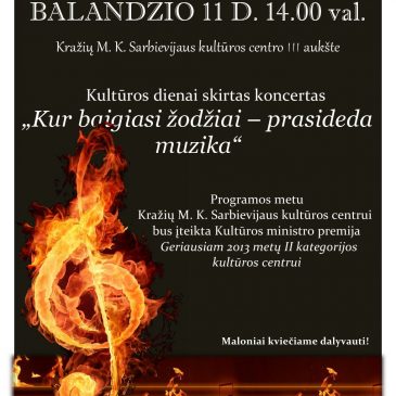 „Kur baigiasi žodžiai – prasideda muzika“