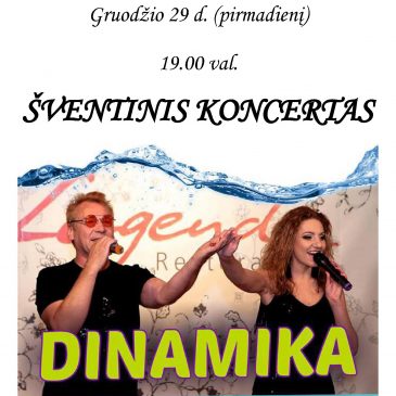 Grupės „Dinamika“ koncertas Kražiuose