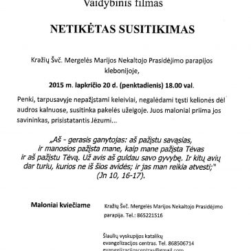 Krikščioniško kino vakaras