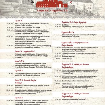 Kražių festivalio 2016 programa