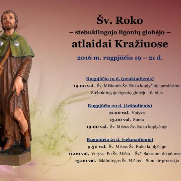 Šv. Roko atlaidai Kražiuose