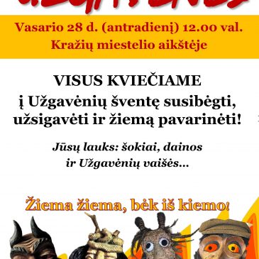 Kviečiame į Užgavėnių šventę!