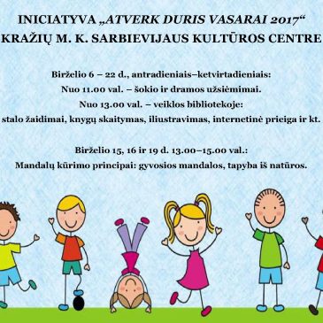 Iniciatyva „Atverk duris vasarai 2017“