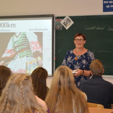 Fotografės Ievos Martinaitis susitikimas su Kražių Ž. Liauksmino gimnazijos mokiniais