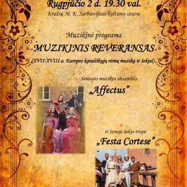 Muzikinė programa „Muzikinis reveransas“