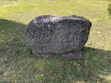 Paminkpaminklinis akmuo, skirtas Kražių miestelio 760 metų jubiliejuilas 