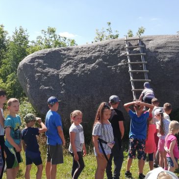 Vaikų vasaros stovyklos „Linksma vasara“ ekskursija „Po Raseinių kraštą“