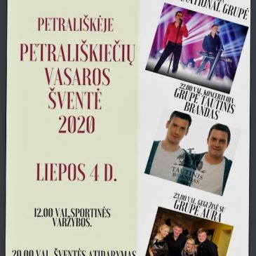 Petrališkiečių vasaros šventė 2020