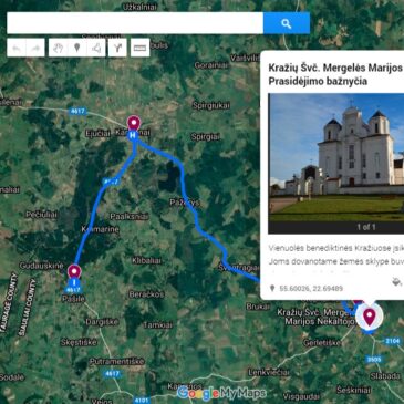 Maršrutas  po Kražių seniūniją „Sakralinis paveldas“