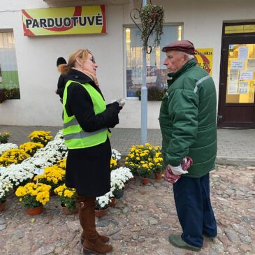 Akcija  „Būk matomas!“