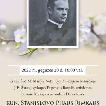 Kun. Stanislovo Rimkaus beatifikacijos proceso pradžios Šv. Mišios