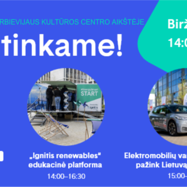 Elektromobilių varžybų „Ignitis ON: pažink Lietuvą!“ tarpinis finišas Kražiuose