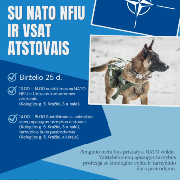 Susitikimas su NATO NFIU ir Lietuvos kariuomenės atstovais