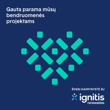 Gautas projekto finansavimas