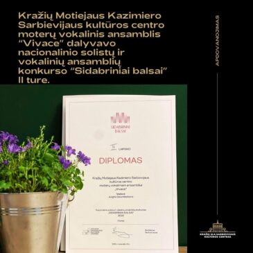 Kultūros centro moterų vokalinio ansamblio sėkmė