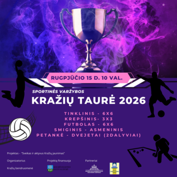 Sportinės varžybos Kražių taurė 2026!